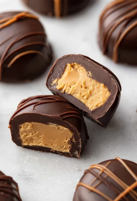 Keto Peanut Butter Chocolate Fat Bombs