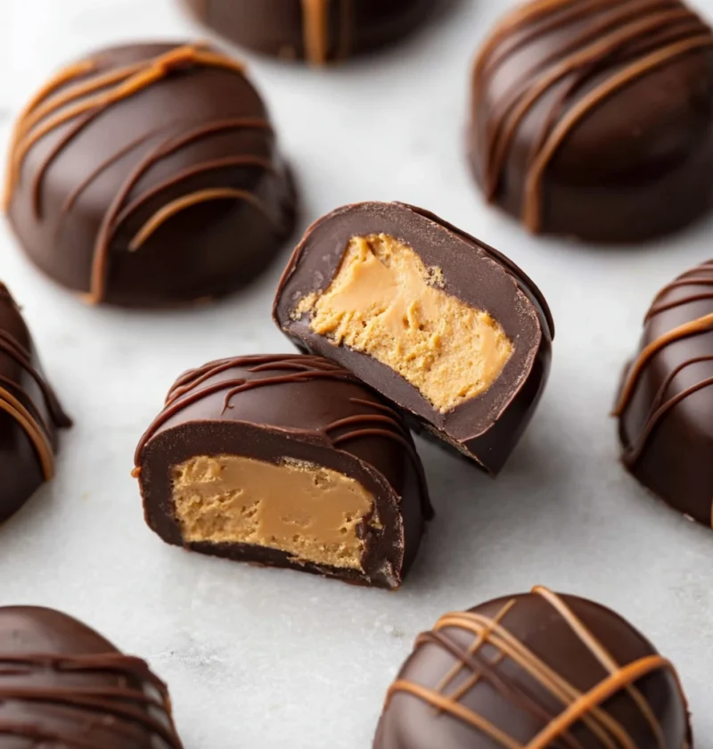 Keto Peanut Butter Chocolate Fat Bombs