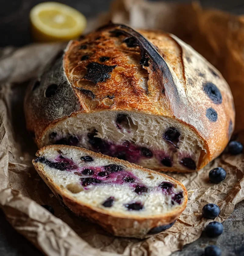 Lemon Blueberry Sourdough Bread Recipe Bake Delight