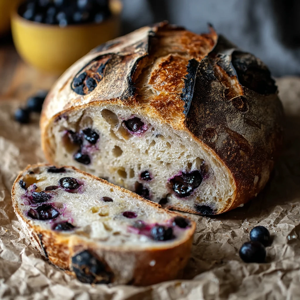 Lemon Blueberry Sourdough Bread Recipe Bake Delight