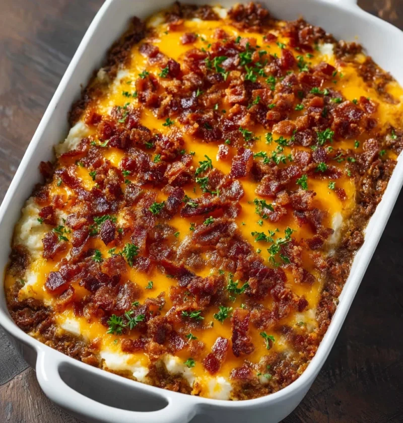 Lowcarb Lamb Cheeseburger Casserole