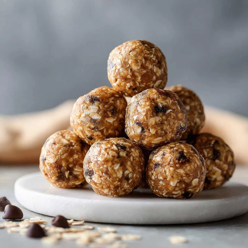 Nobake Peanut Butter Energy Bites Snack Recipe