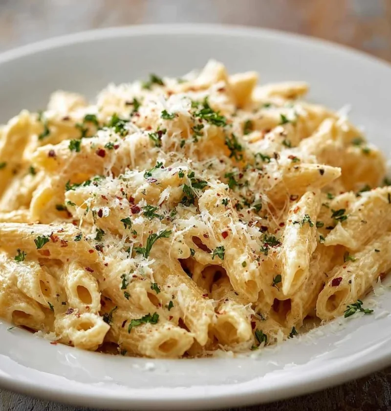 One Pot Creamy Garlic Pasta Goto Comfort Dinner