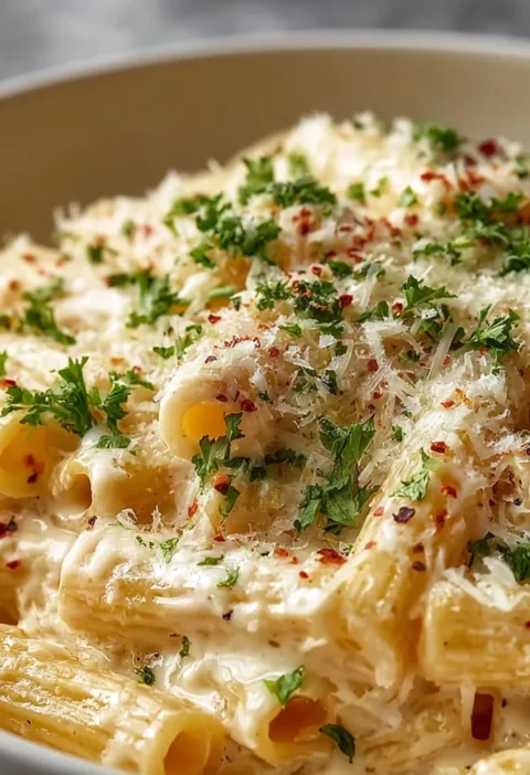 One Pot Creamy Garlic Pasta Recipe Comfort Mins