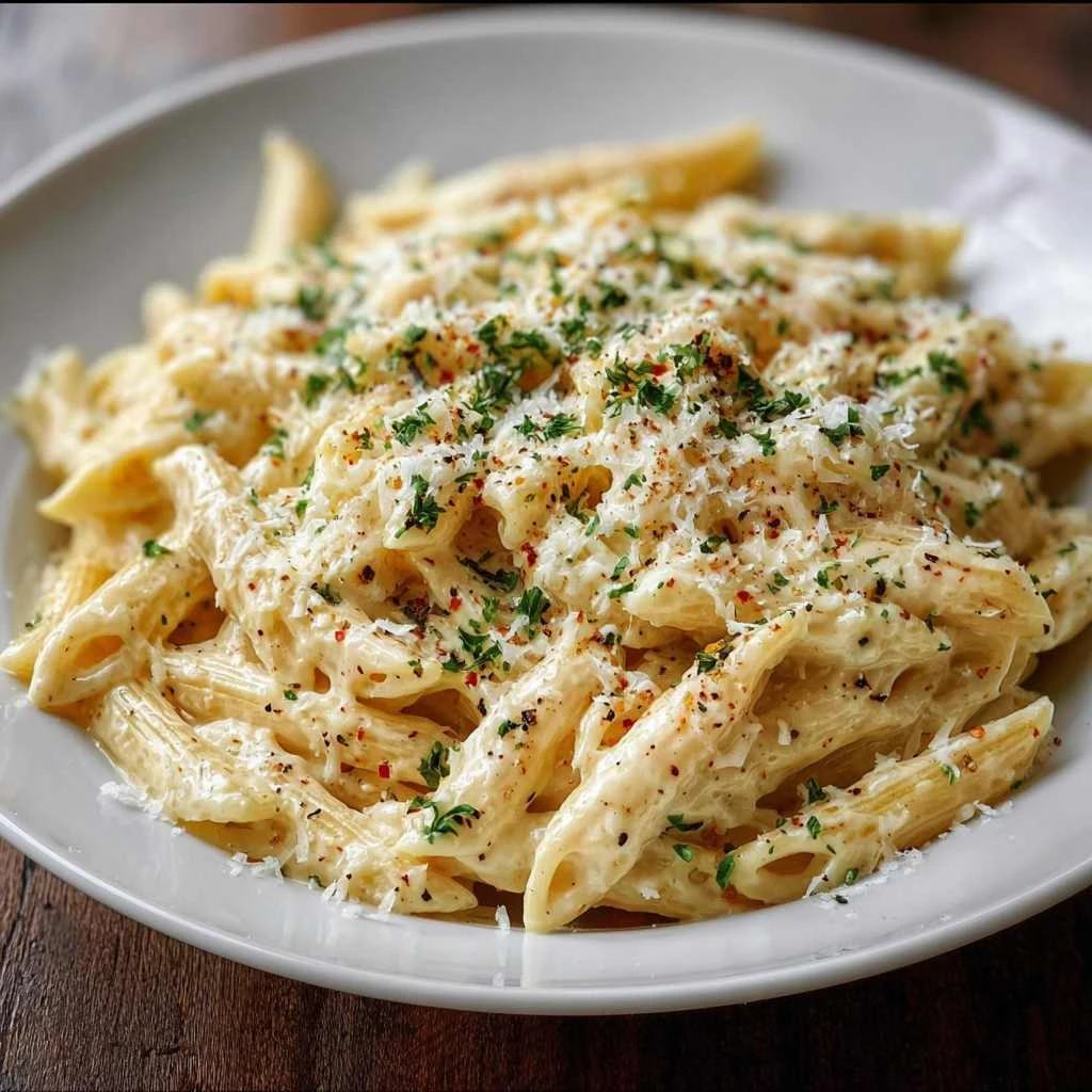 One Pot Creamy Garlic Pasta Goto Comfort Dinner