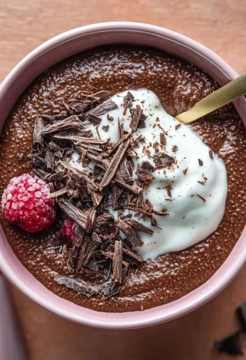Perfect High Protein Chocolate Chia Pudding