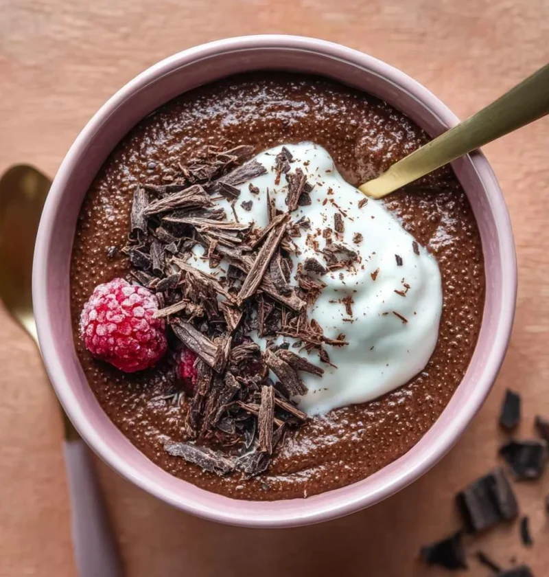 Perfect High Protein Chocolate Chia Pudding