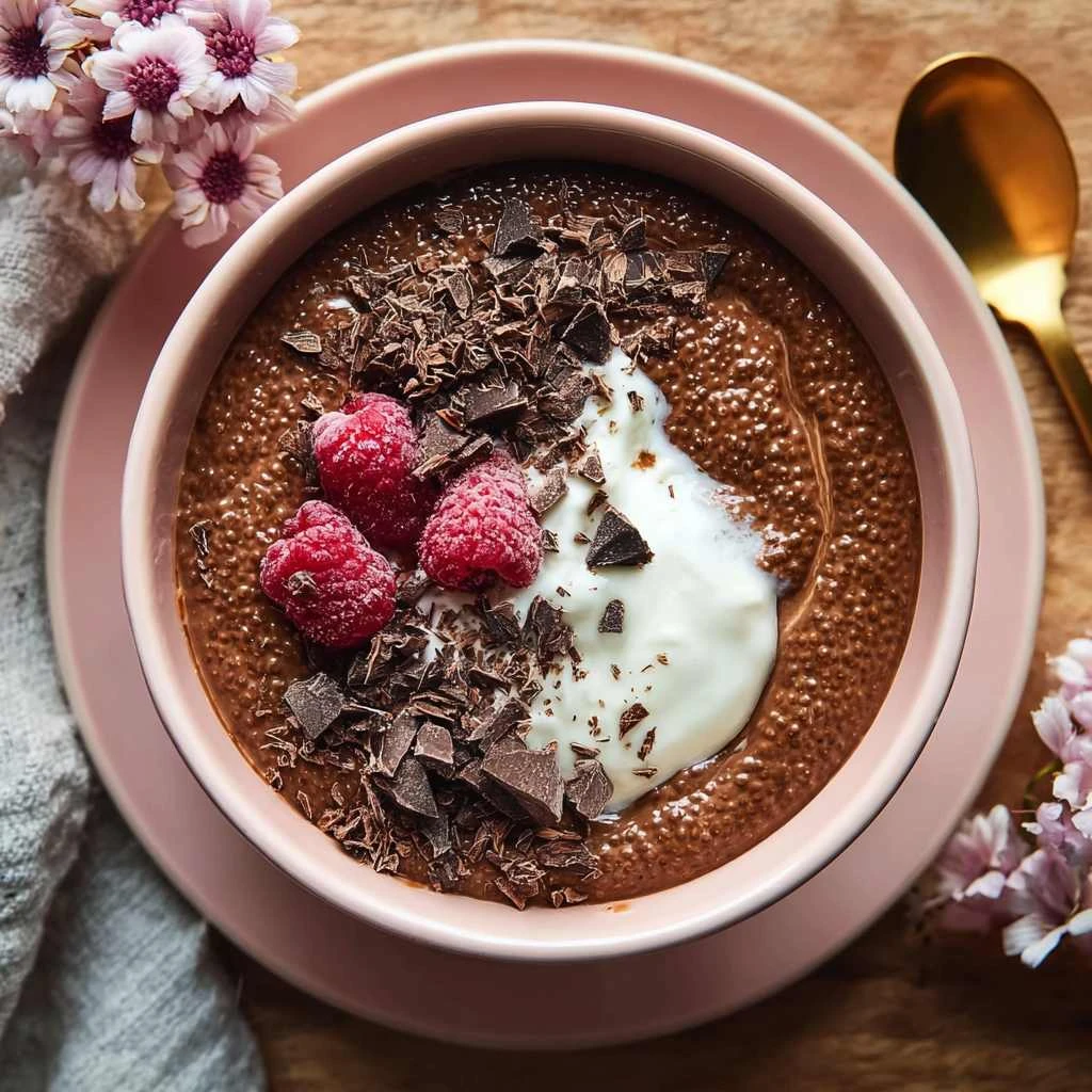 Perfect High Protein Chocolate Chia Pudding