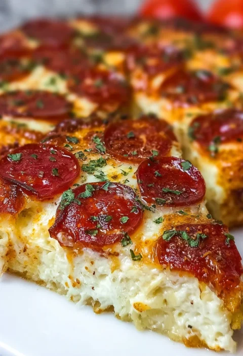 Pizza Style Cottage Cheese Bake