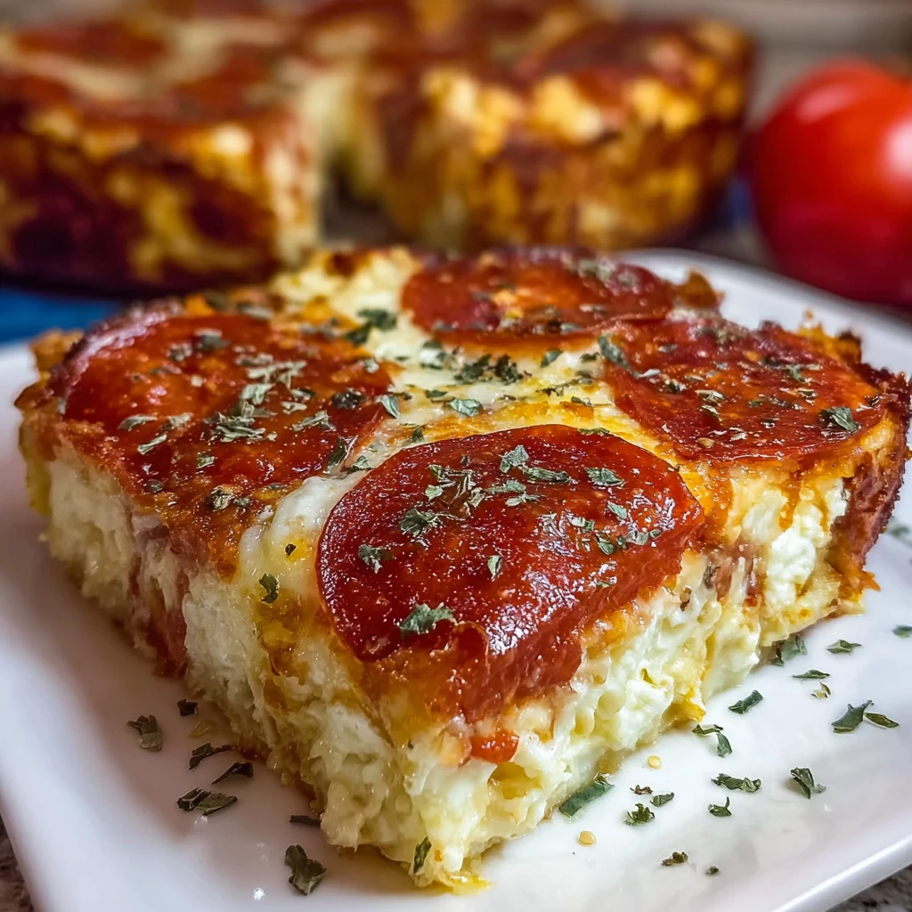 Pizza Style Cottage Cheese Bake