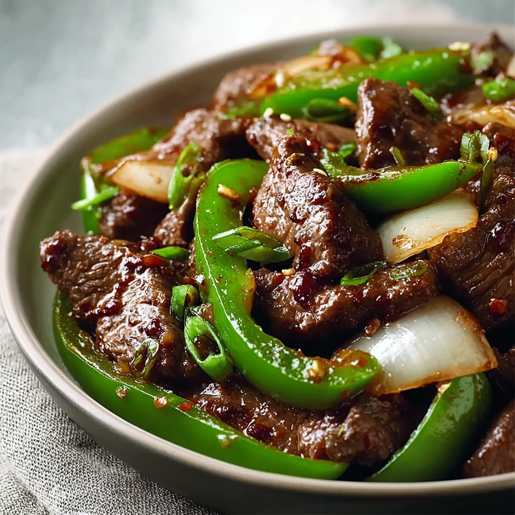 Sizzling Chinese Pepper Steak Onionscrowd Favorite Recipe