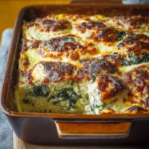 Spinach Florentine Breakfast Casserole
