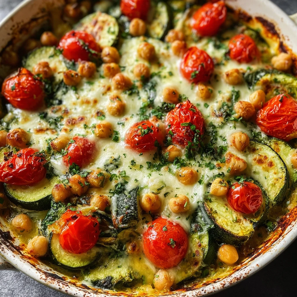 Spinach Zucchini Chickpea Bake: A Deliciously Easy Recipe!