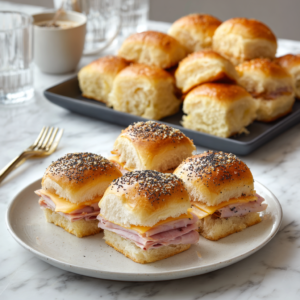 Smokey Ham and Cheese Sliders