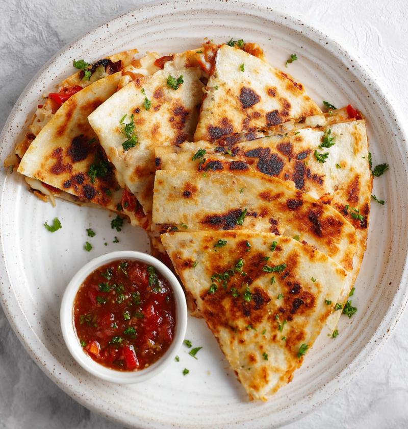 Pizza Quesadillas Recipe Image