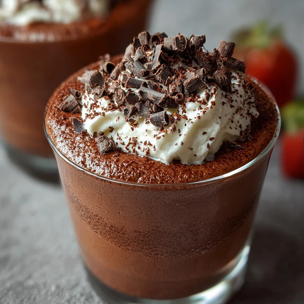 Vegan Chocolate Mousse with Aquafaba