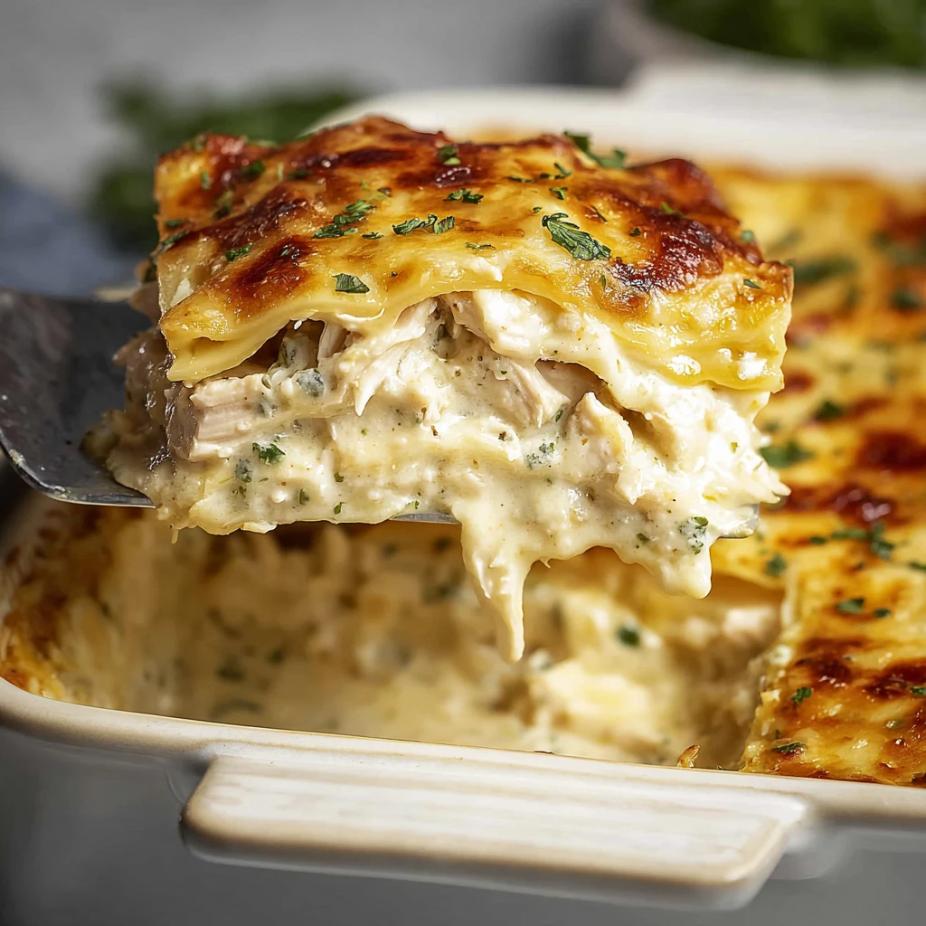 White Chicken Lasagna