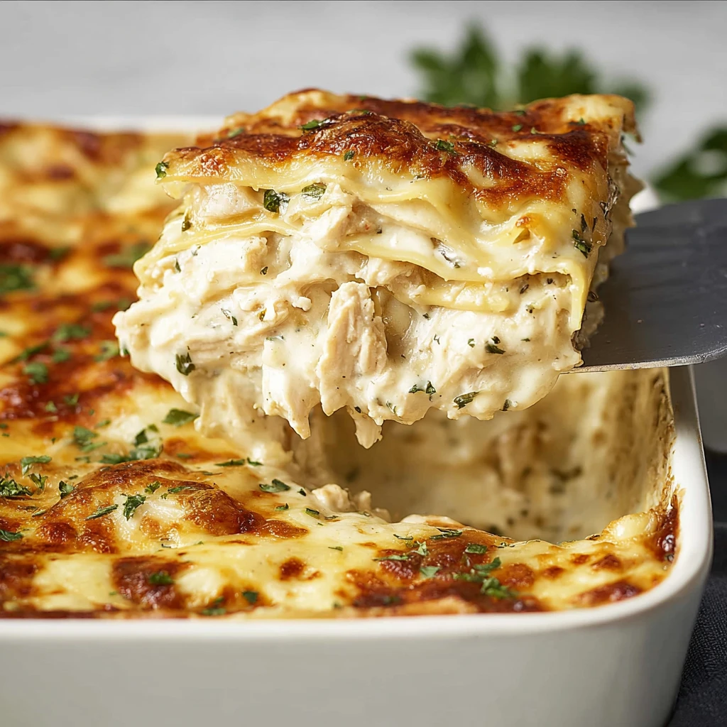 White Chicken Lasagna