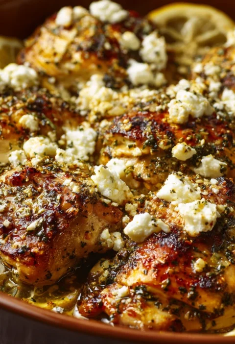 Zesty Greek Chicken Lemon Feta Flavorpacked Dinner Youll