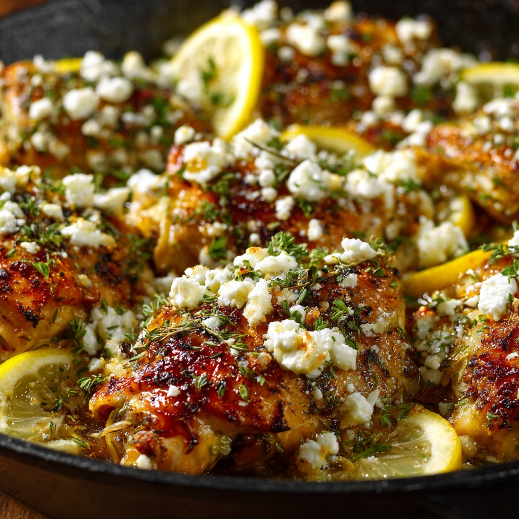 Zesty Greek Chicken Lemon Feta Flavorpacked Dinner Youll