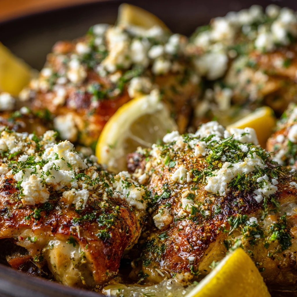 Zesty Greek Chicken Lemon Feta Flavorpacked Dinner Youll