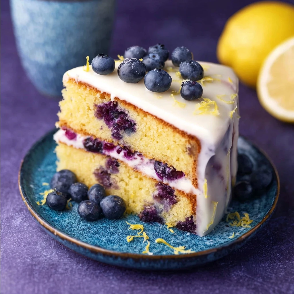 11. Lemon Blueberry Cake
