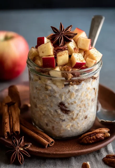 Apple Cinnamon Overnight Oats