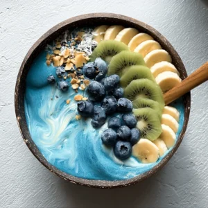 Blue Spirulina Smoothie Bowl | Creamy Tropical Breakfast