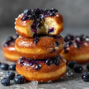 Blueberry Cake Donuts