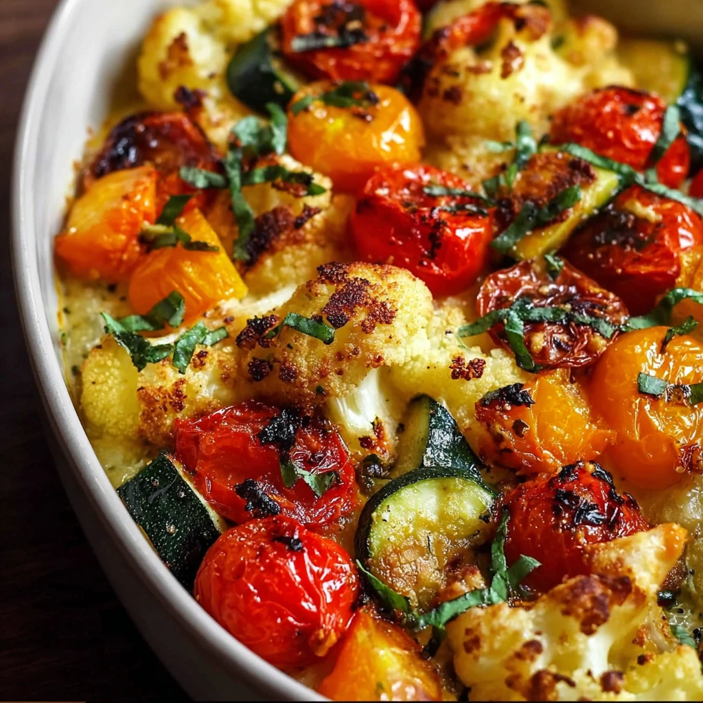 Cheesy Marry Roasted Vegetable Medley
