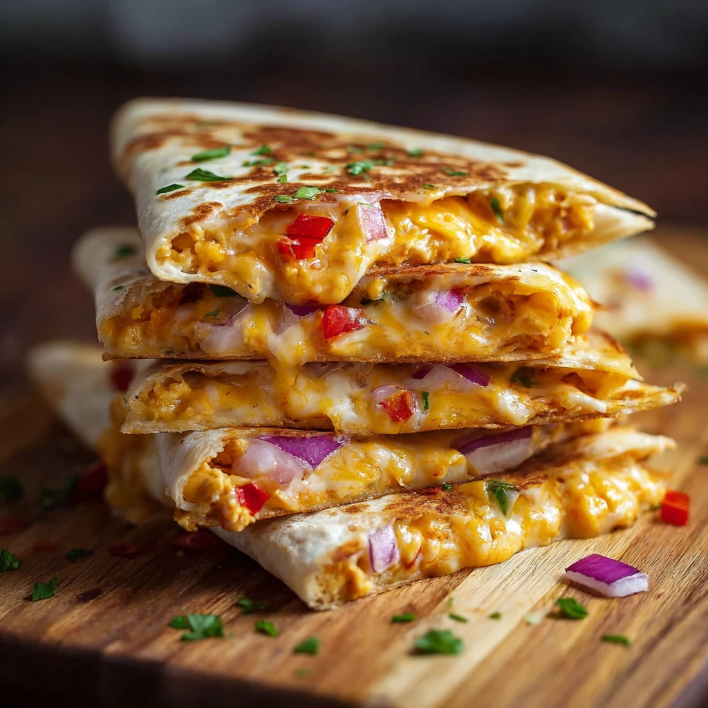 Chickpea and Cheddar Quesadillas