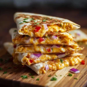 Chickpea and Cheddar Quesadillas