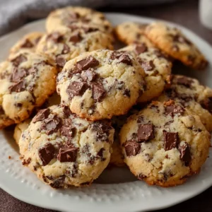 Chocolate Chip & Toffee Shortbread Cookies