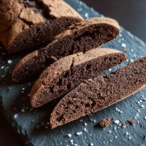 Chocolate Sourdough Biscotti