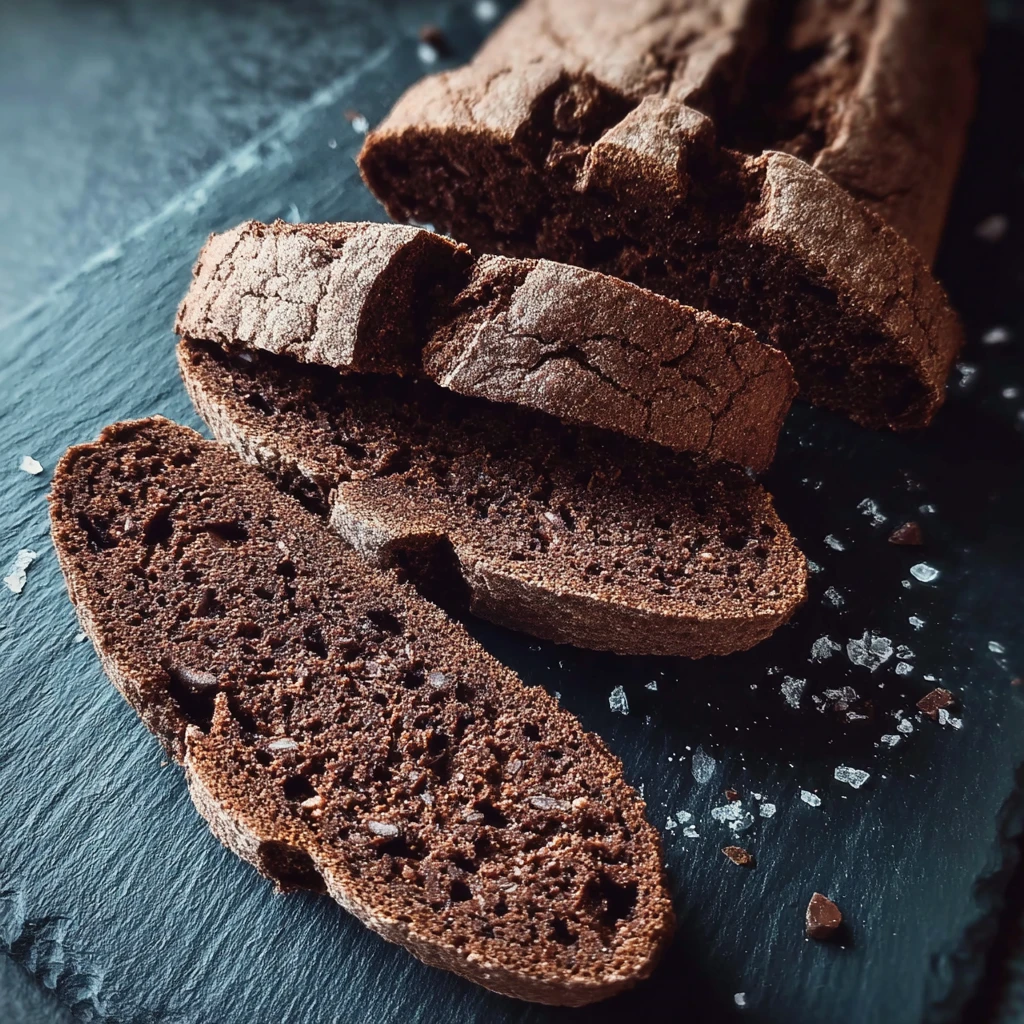 Chocolate Sourdough Biscotti