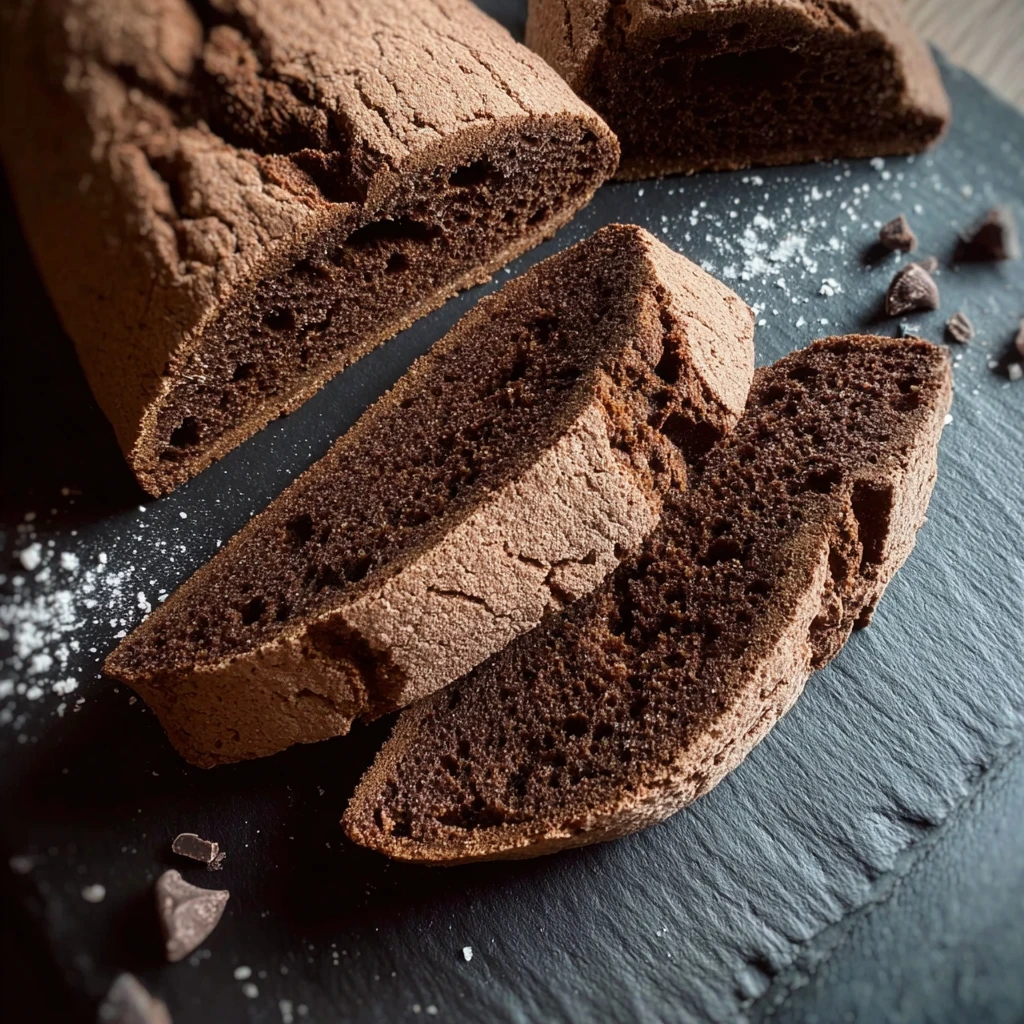 Chocolate Sourdough Biscotti