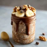 High Protein Tiramisu Overnight Oats