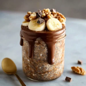 Chunky Monkey Overnight Oats