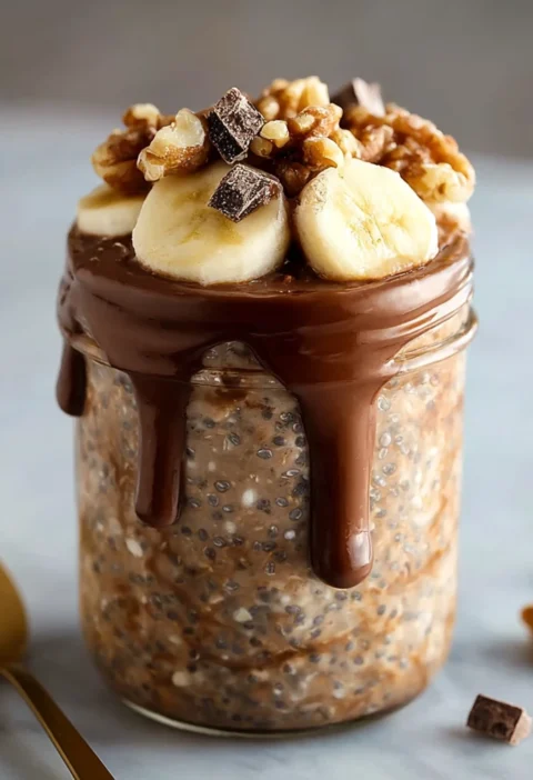 Chunky Monkey Overnight Oats