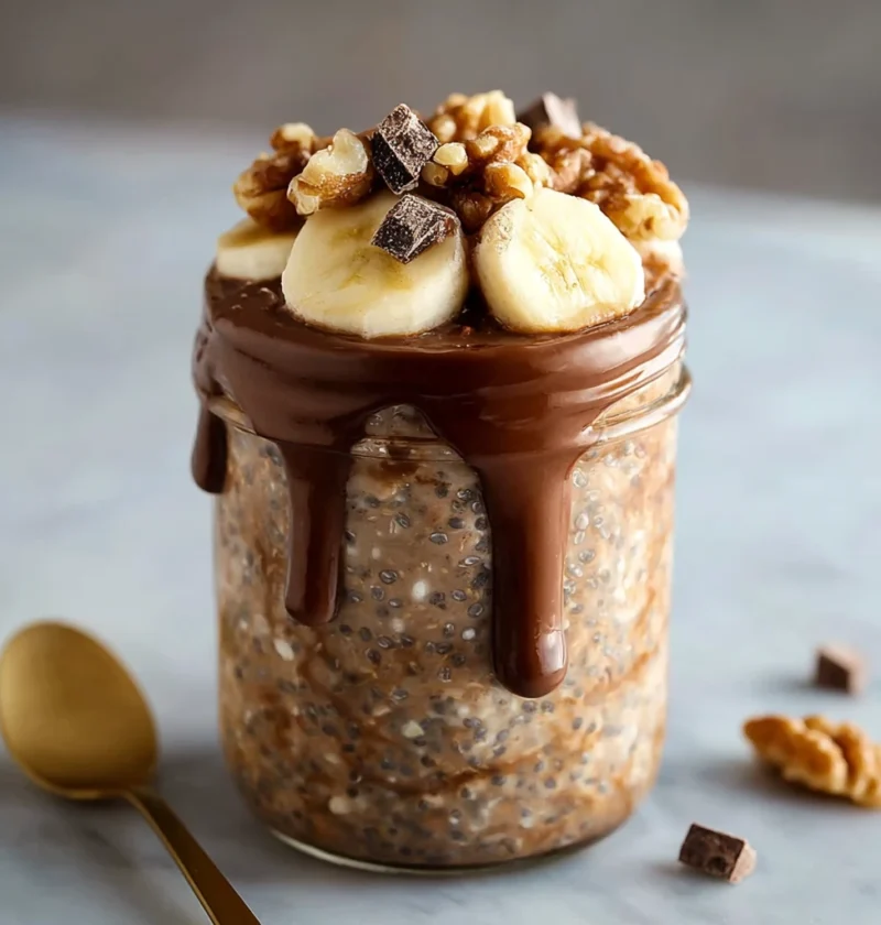 Chunky Monkey Overnight Oats