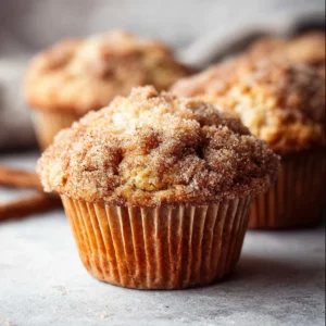 Cinnamon Sourdough Muffins