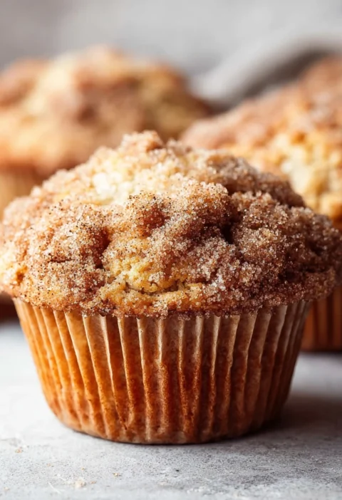Cinnamon Sourdough Muffins