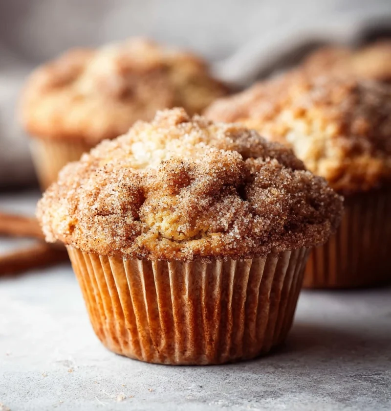 Cinnamon Sourdough Muffins