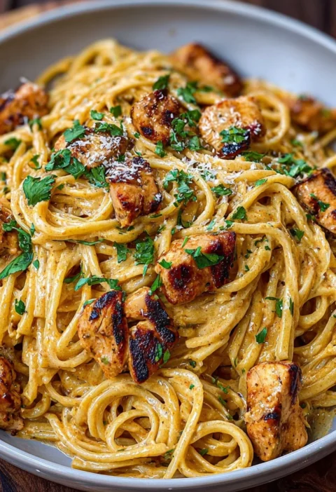 Cowboy Butter Chicken Linguine
