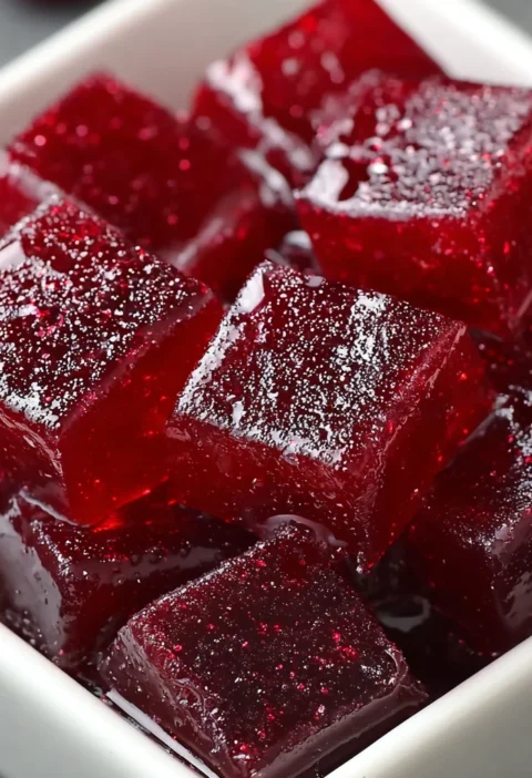 Cranberry Pomegranate Caramels