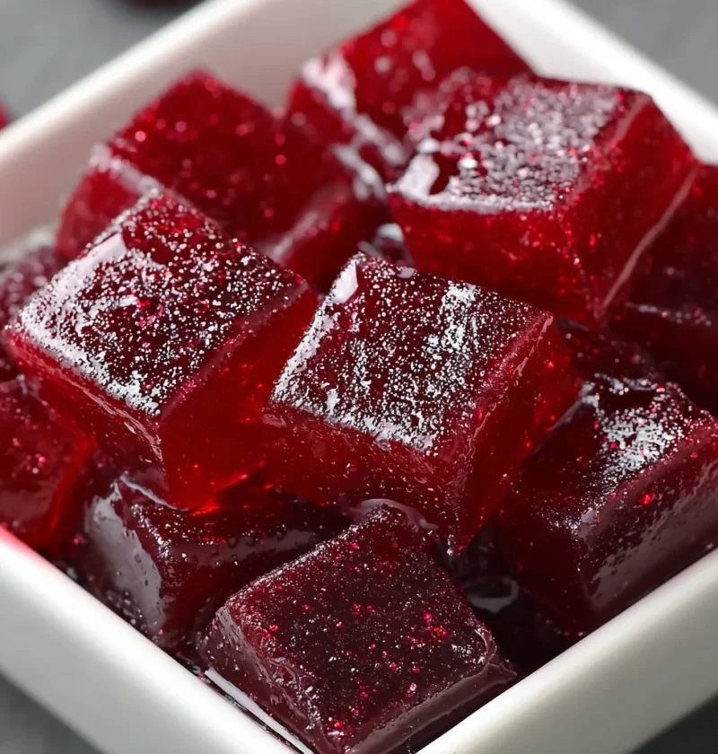 Cranberry Pomegranate Caramels