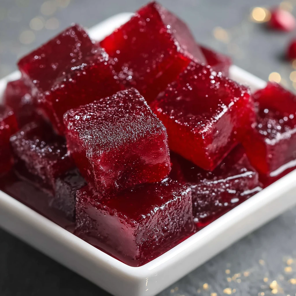 Cranberry Pomegranate Caramels