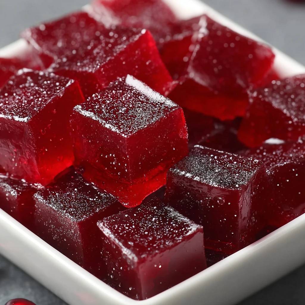 Cranberry Pomegranate Caramels