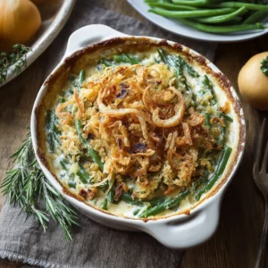 Creamy Green Bean Casserole: A Comforting Twist for Any Feast