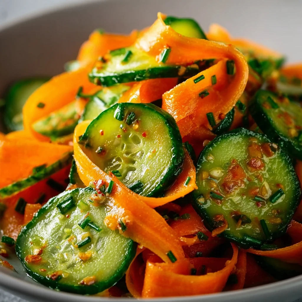 Cucumber Carrot Salad Minutes Big Crunch